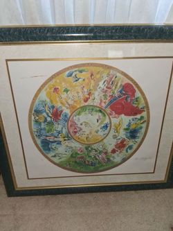 Marc Chagall Paris Opera Ceiling framed print