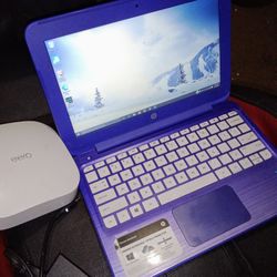 HP Stream Laptop Like New No Issues + Charger And Erro 6 Pro  Mesh Router 