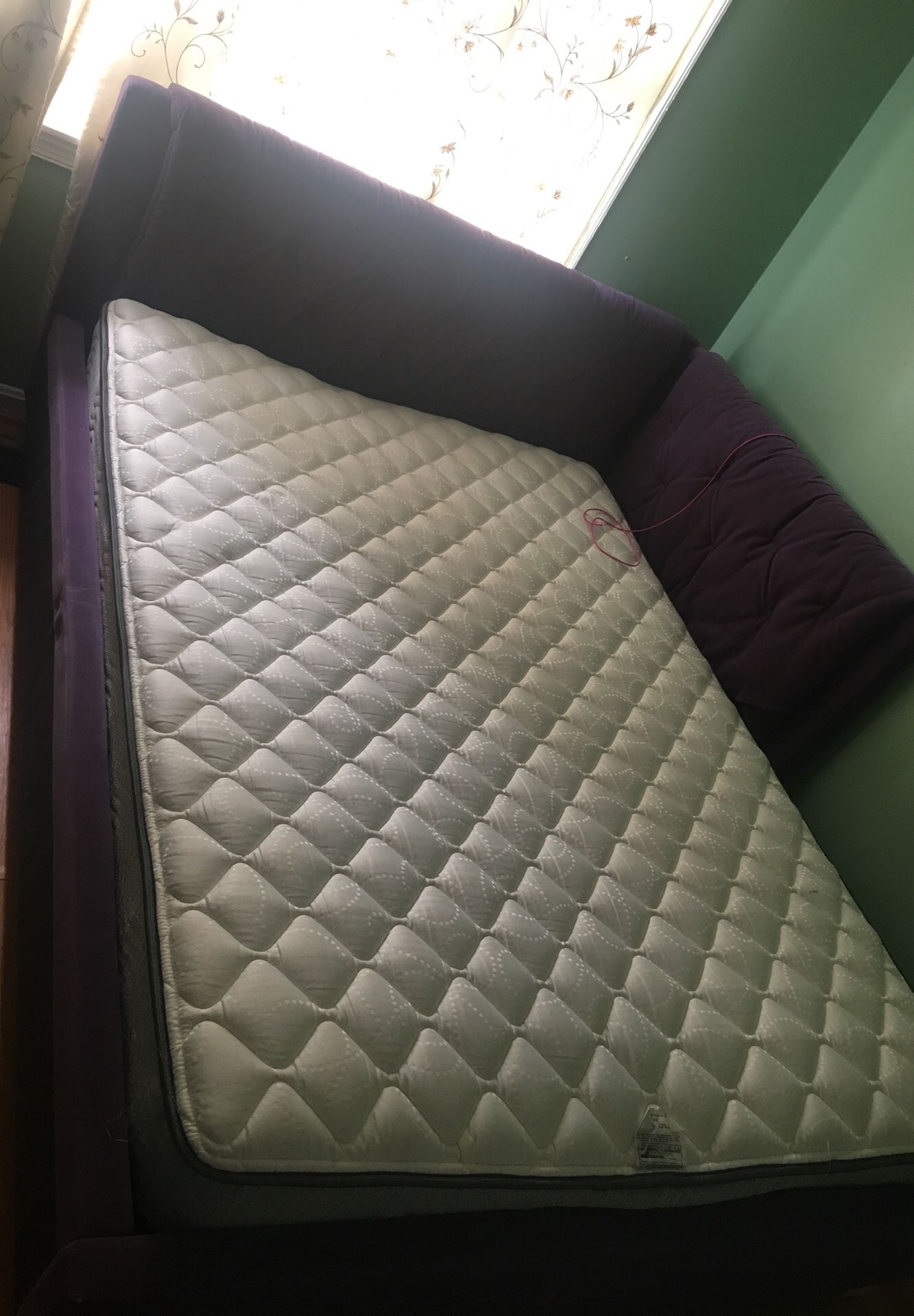 Purple bed