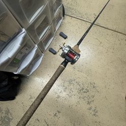 Left Handed!!! Shimano Cardiff 301/ Ritual Angler 7’11” Hvy Salt Water Swimbait Inshore Fishing Combo. 