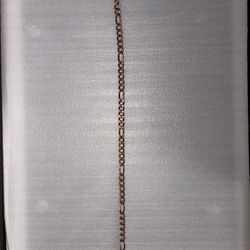 Beautiful 14k 5+1 Link Style Figaro Bracelet 8in