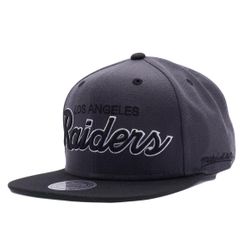 Los Angeles Raiders Vintage Script Snapback Hat