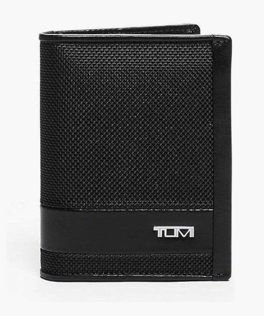 TUMI alpha L-fold Wallet, Black.