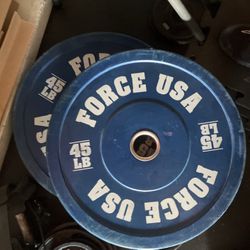 45 Pound Bumper Plates
