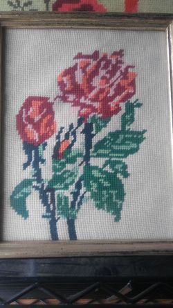 MACRAME FLOWER PICTURE