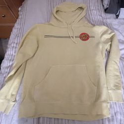 Yellow Santa Cruz Hoodie Medium