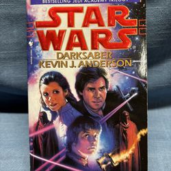 Vintage Star Wars “Darksaber” (1995) Book - Great Collectible! 