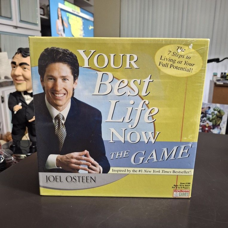 "NEW " Your Best Life Now The Game Based On Joel Osteen's Book 2-6 Players Ages 16-Adult