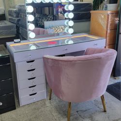New Vanity Desk With Lights Only $1,100