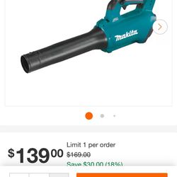 116 MPH 459 CFM 18V LXT Lithium-Ion Brushless Cordless Leaf Blower (Tool-Only)