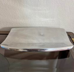 Vintage Nambé 670 Silver Metal MCM Serving Tray | Made in USA 1984