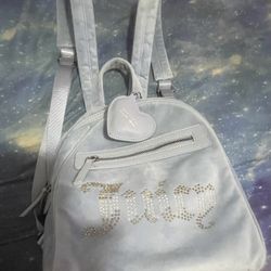 Juicy couture, dusty blue book bag
