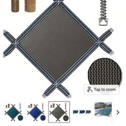 Brand New 16 X 32 Black Meyco Inground Pool Cover