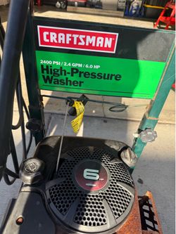 Craftsman 2400PSI 2.4GPM - full tuneup