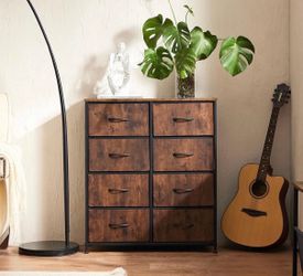 NEW in Box 8 Fabric Drawer Dresser - Brown