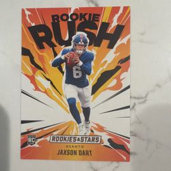 2025 Panini Rookies & Stars - Rookie Rush🔥Jaxon Dart🔥 #6 (RC)