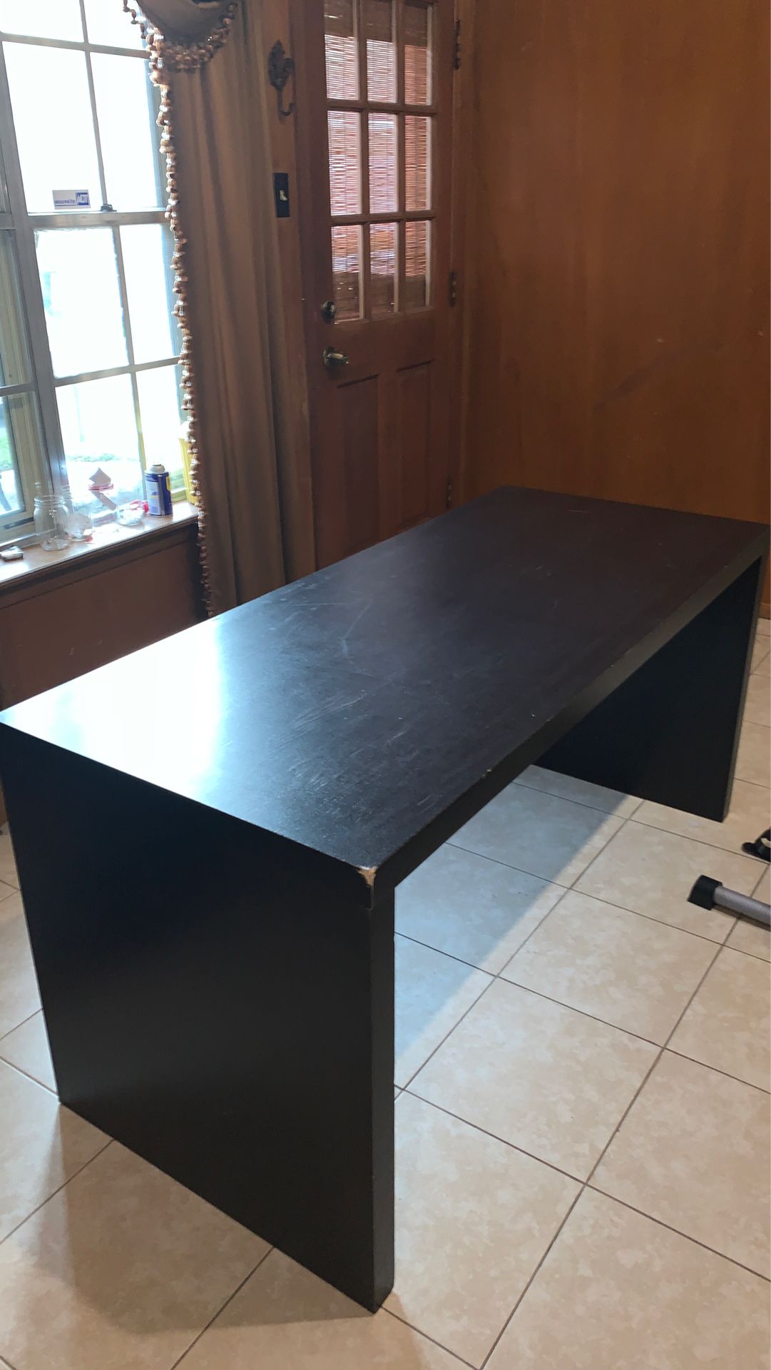 Simple Black Desk