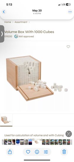 Volume Box with 1000 Cubes