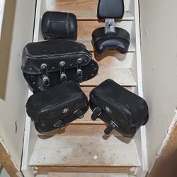 Motorcycle Side Bags Seat And Back Rest