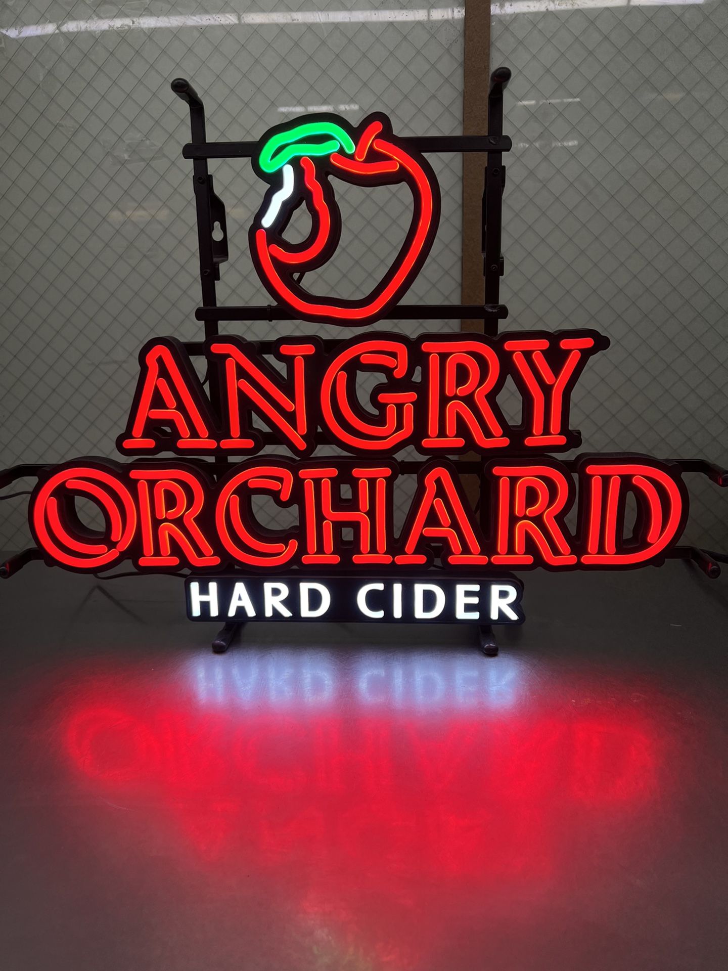 Angry Orchard led neon beer sign