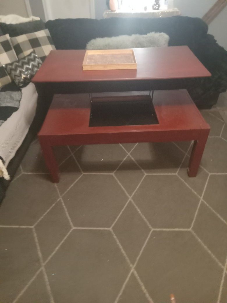 Coffee Table Raises Up