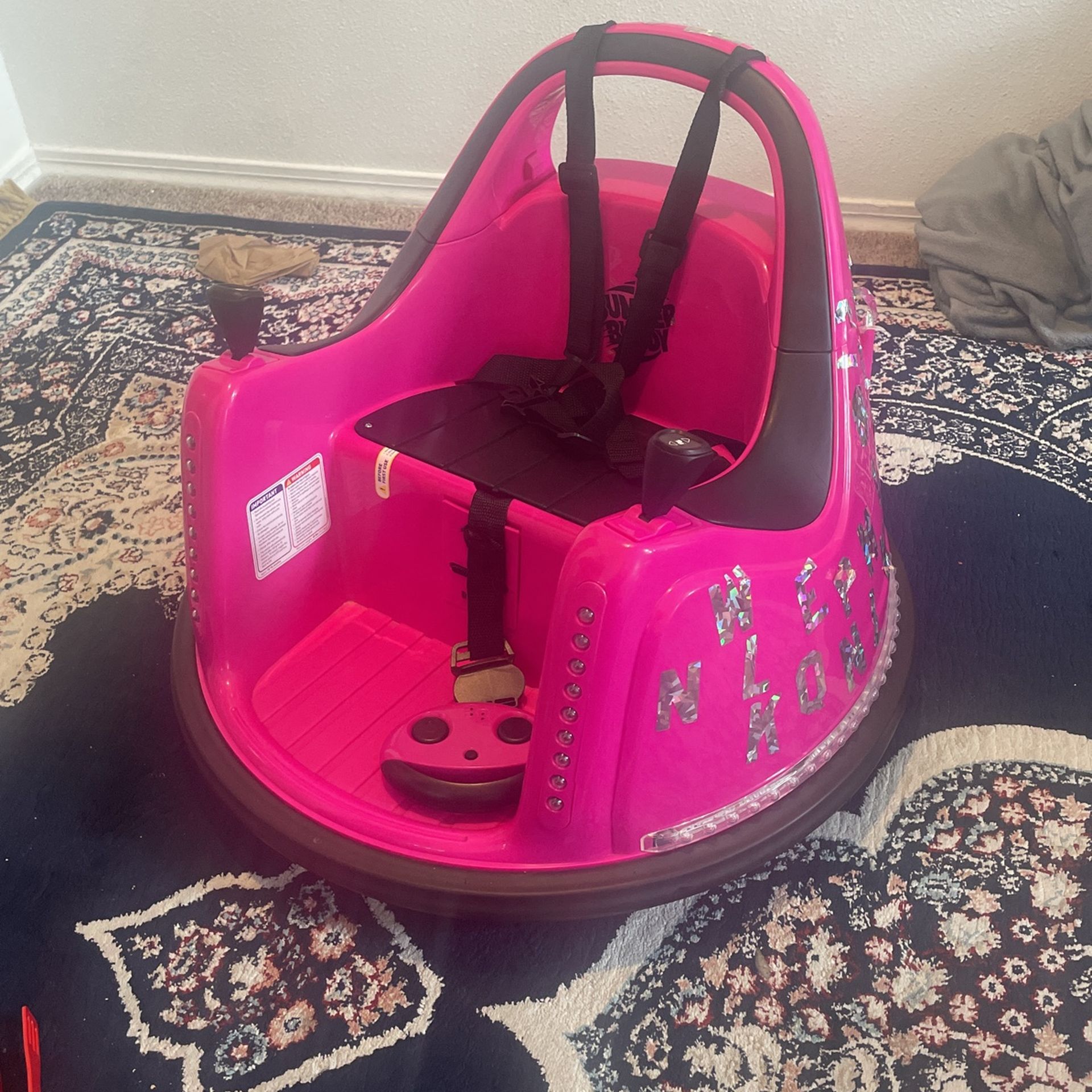 Rotating Kids Ride On Bumper Car