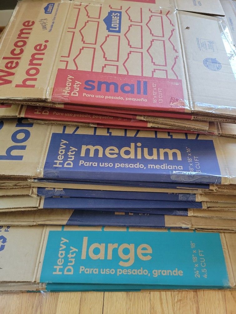 Free Assorted Moving Boxes