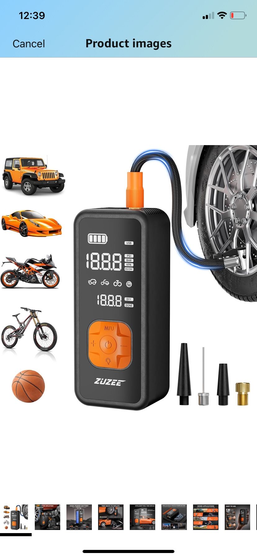 Tire Inflator Portable