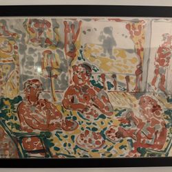 Chemeche 1970 Painting Original 