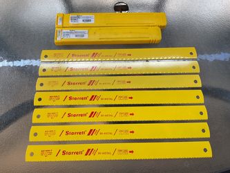 Starrett 18” 6TPI High Speed Power Hacksaw Blade BS1806-7 $25 each