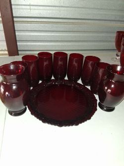 Vintage glassware
