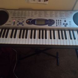 Casio Keyboard System With A Stand Works Good $55.00