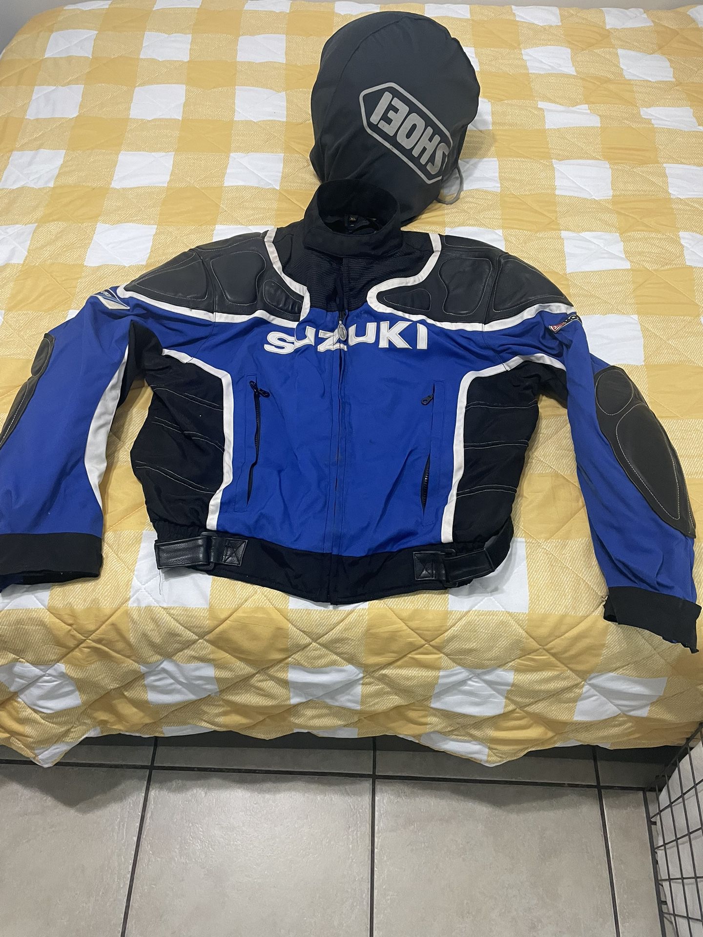 Chaqueta Y Casco Para Moto Suzuki XL