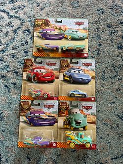 Disney Pixar Cars Race To Celebrate Ramone Mater Sally McQueen Flo