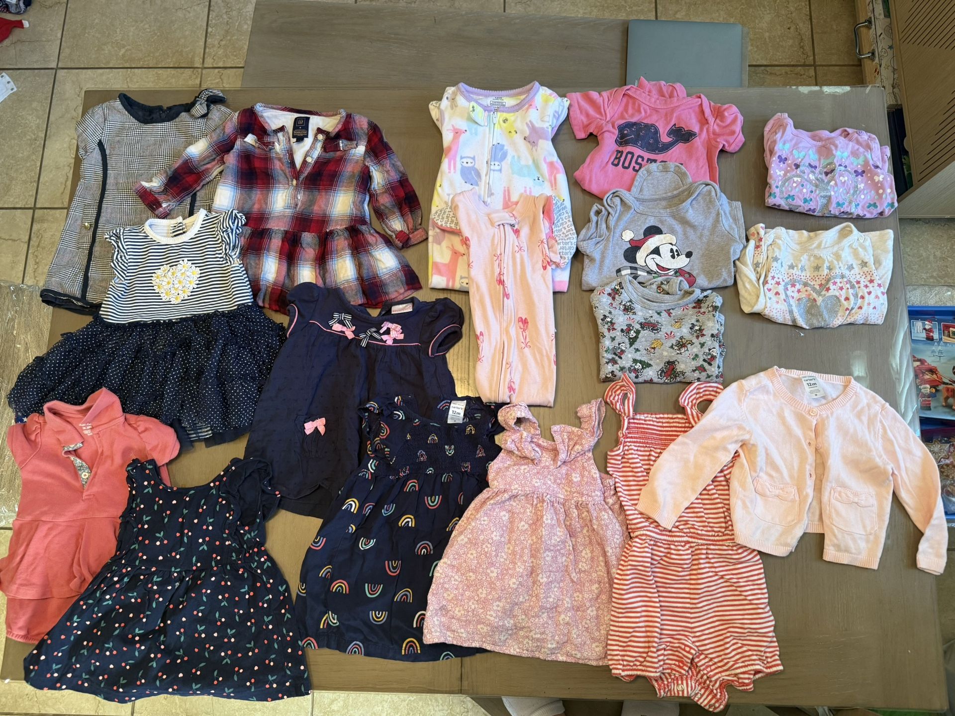 12 Month Girl Clothing 48 ITEMS