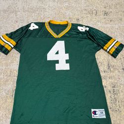 Rare Vintage Authentic Champion Green Bay Favre Jersey Sz 44 In Adults, Not Rodgers, Love, Jacobs