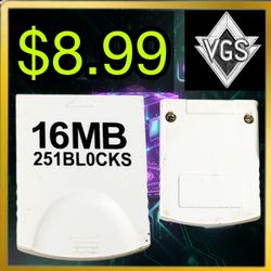 *MEMORY* Nintendo GameCube Memory Card 16MB (251 Blocks) – 2001