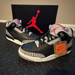 Jordan 3 black cement Size 11.5
