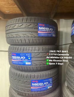 245/35/19 ZETA Set of Tires Installed and Balanced Set de Llantas Nuevas Instaladas y Balanceadas