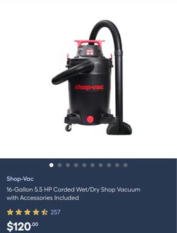 16 gal shop-vac
