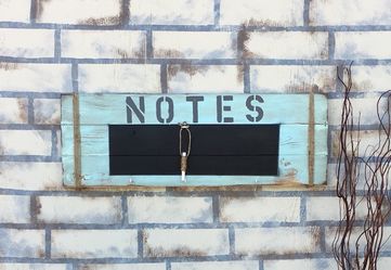 Handcrafted rustic wood signs