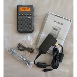 Sangean AM/FM/NOAA Weather Alert Pocket Radio