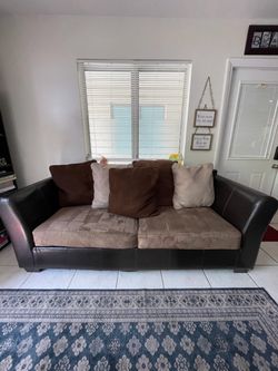 Ashley Furniture Leather Sofa