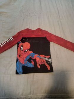Marvel Spiderman Wonder Nation Boys Long Sleeve. Size Small 6/7.