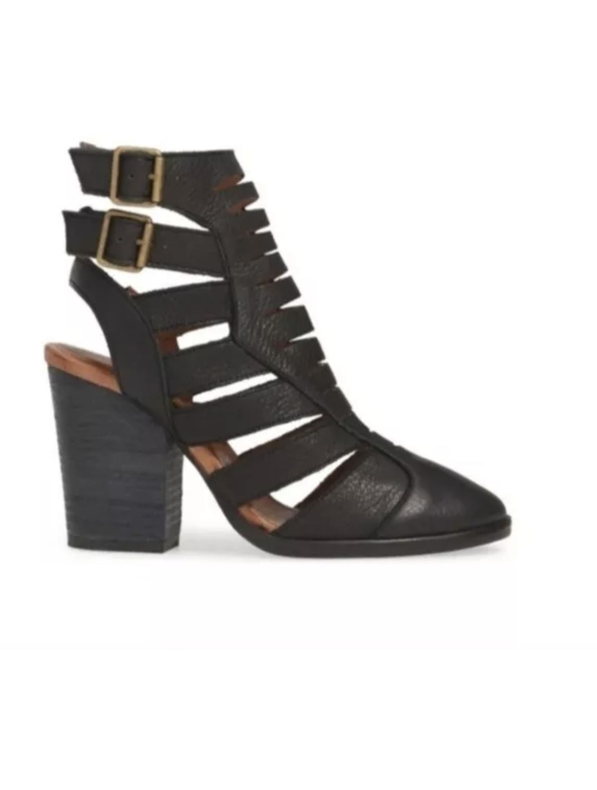 Women’s Free People Hayes Leather Ankle Strappy Sandals