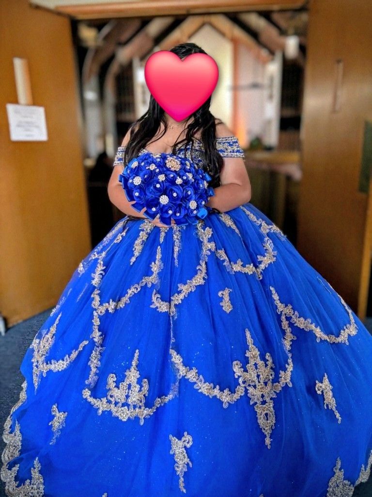 Royal Blue Quinceañera Dress