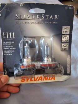 Sylvania H11 silver star high performance halogen head light bulbs