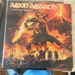 Amon Amarth signed by the band