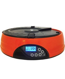 Qpets Programmable Automatic Pet Feeder, for Dog, Cat & Small Pets, Voice Record