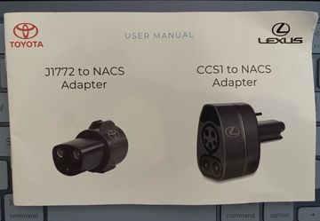 OEM Lexus/Toyota CCS1 to NACS + J1772 to NACS EV Adapter Bundle
